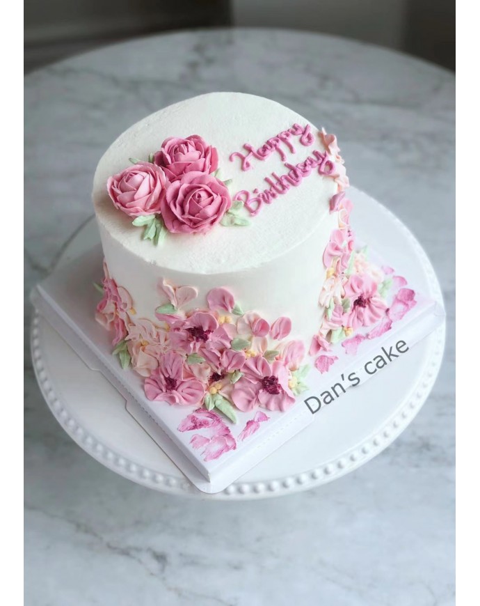 Carnation Flower Cake