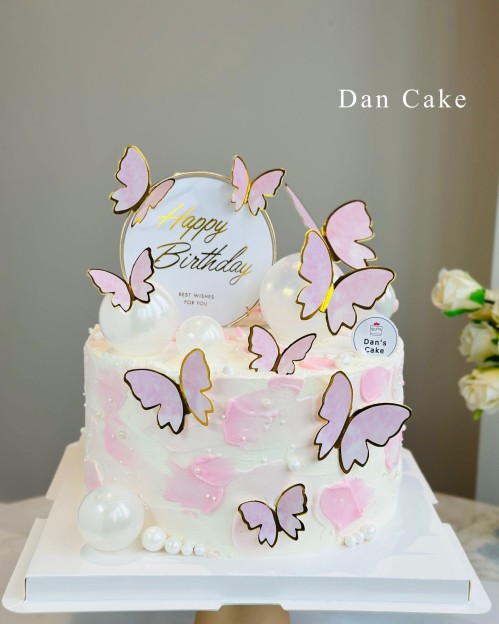 Pink Butterfly Garden 