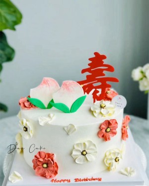 寿桃裱花