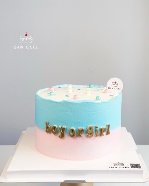 Gender Reveal Cake