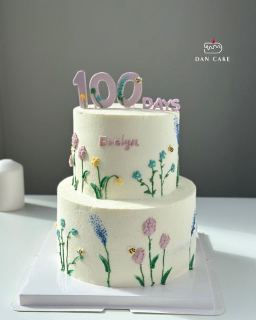 Sweet 100 Days Cake